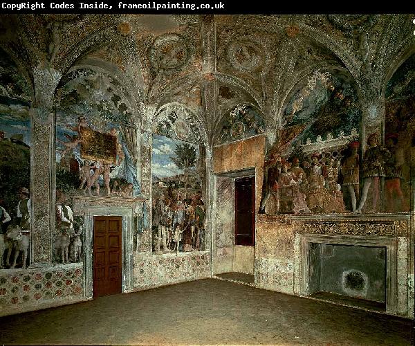 MANTEGNA, Andrea View of the West and North Walls